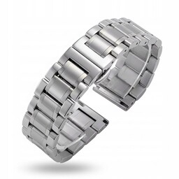 BRANSOLETA SREBRNA DO ZEGARKA ZAPIĘCIE MOTYLKOWE +MASKOWNICE+TELESKOPY 20mm