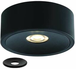 Podtynkowa LAMPA sufitowa Neo Slim Nero KG +