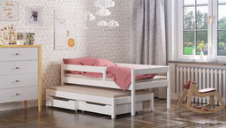 Łóżko dla dzieci z dostawką Maria (podwójne/pojedyncze)