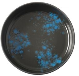 MISKA PŁYTKA FLORA 750 ml 20 cm CZARNA