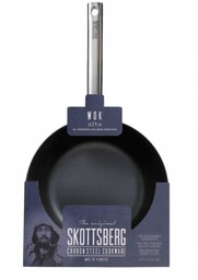Skottsberg Carbon Steel 24 cm patelnia wok ze