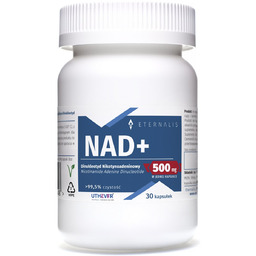 NAD+ UTHEVER (r) (Dinukleotyd Nikotynoamidoadeninowy) kapsułki 500mg 30