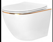 REA-C1222 Misa Wisząca WC Bezrantowa 49cm z deską