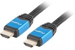 Lanberg kabel HDMI v2.0 M/M 1m czarny premium