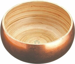 Artesà, Bambusowa Miska, Lakier w Kolorze Miedzi, 17