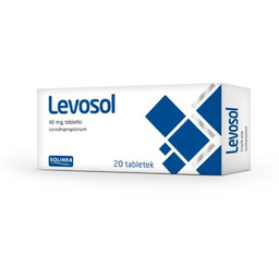 Levosol 60mg, Lek hamujący kaszel 20tabl.