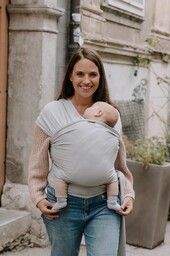 Chusta do noszenia dziecka BOBA Wrap - jasny
