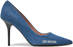 Szpilki LOVE MOSCHINO JA10089G1LJO5700 Niebieski