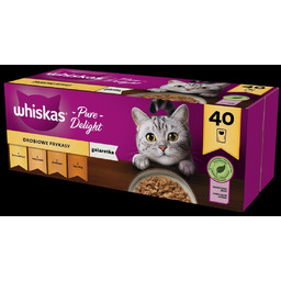 Whiskas Adult Saszetki 40 x 85g Drobiowe Frykasy