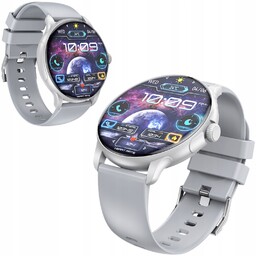 Smartwatch zegarek J11 Amoled Fhd srebrny Wodoodporny IP68