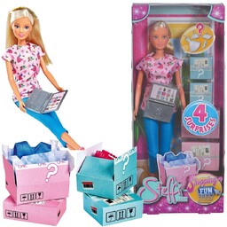 Lalka Steffi na zakupach on-line z 4 niespodziankami