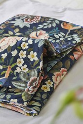 Designers Guild Narzuta satynowa Porcelaine De Chine Blue