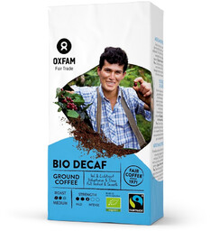 Oxfam Kawa mielona bezkofeinowa arabica / robusta fair