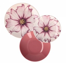 Rose&Tulipani Serwis Obiadowy Dla 6 Osób Cosmea