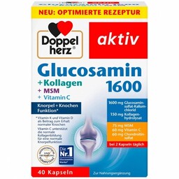 Doppelherz Aktiv Glucosamin 1600 + Kolagen + MSM