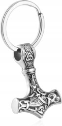 Męski Brelok Wikingów Mjolnir Młot Thora Amulet Odyna
