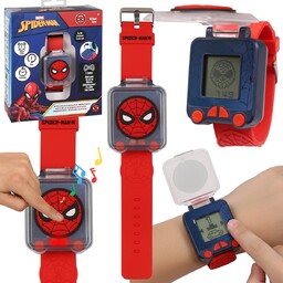MARVEL Spider-Man Wielofunkcyjny zegarek edukacyjny z grami, alarm,