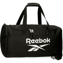 Reebok Boston, Czarny (Black), Bolsa de Viaje, Plecak