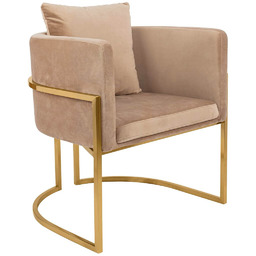 King Home Wypoczynkowy fotel do salonu Chloe Velvet