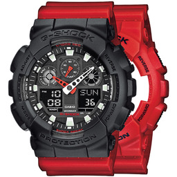 G-SHOCK SET GA-100B-4AER + BEZEL 10358741 + PASEK
