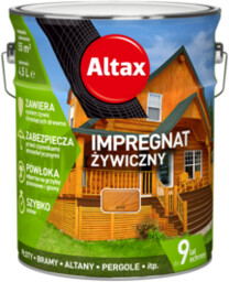 Impregnat żywiczny 4,5 l pinia Altax