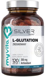 L-Glutation Zredukowany, MyVita SILVER, 120 kapsułek