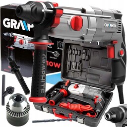 Graphite Młotowiertarka Wiertarka Udarowa Sds+ 710W Walizka Akcesoria