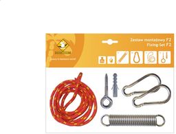 Zestaw montażowy F2 do foteli hamakowych, Czerwony koala/zf2