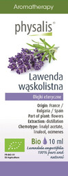 Physalis Olejek eteryczny lawenda wąskolistna 10 ml (EKO)