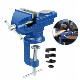 Imadło obrotowe stołowe przykręcane modelarskie 80 mm