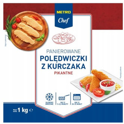 METRO Chef Panierowane polędwiczki z kurczaka pikantne mrożone