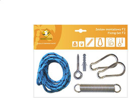 Zestaw montażowy F2 do foteli hamakowych, niebieski koala/zf2