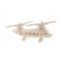 HELIKOPTER TRANSPORTOWY ŚMIGŁOWIEC drewniany EKO