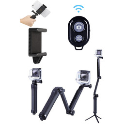 Zestaw Monopod Kijek Selfie Do Kamerek Gopro