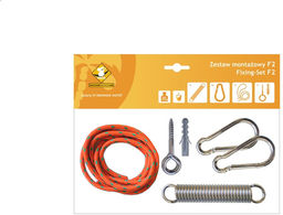 Zestaw montażowy F2 do foteli hamakowych, pomarańczowy koala/zf2