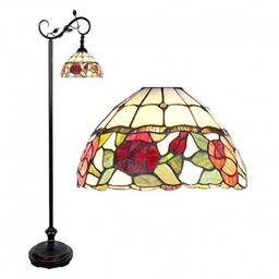 Lampa Podłogowa Tiffany Kwiaty