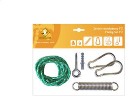Zestaw montażowy F2 do foteli hamakowych, zielony koala/zf2