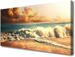 Obraz Canvas Ocean Plaża Fale Krajobraz