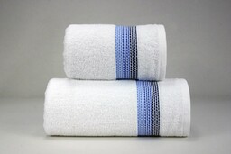 Greno Ręcznik Ombre 50x90 biały granatowy 450g/m2 Frotex