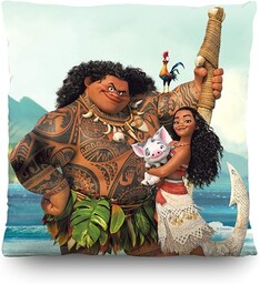 Disney poduszka dekoracyjna Moana, mikrofibra, wielokolorowa, 40 sztuk