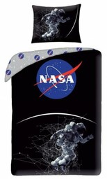 Pościel bawełniana 140x200 Nasa kosmos kosmonauta planety gwiazdy