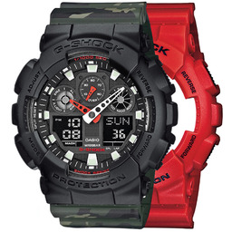 G-SHOCK SET GA-100B-4AER + BEZEL 10358741 + PASEK
