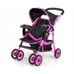 Milly Mally Wózek dla lalek Kate Prestige Black