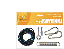 Zestaw montażowy F2 do foteli hamakowych, czarny koala/zf2