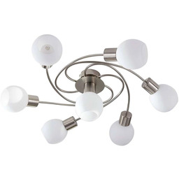 Lindby - Ciala 7 Lampa Sufitowa White/Nickel