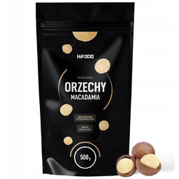 Orzechy Macadamia 500G Hifood Duże Całe Premium