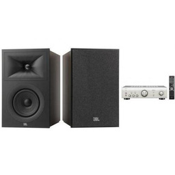 DENON PMA-600NE s + JBL STAGE 250B espresso