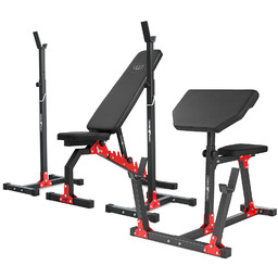 Marbo Sport Zestaw MH9 ławka treningowa dwustronna +