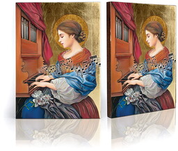 Ikona religijna Święta Cecylia