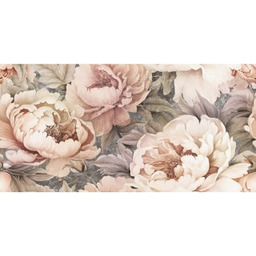 Gres szkliwiony MUSSA FLOWERS DECOR beige mat 59,8x119,8